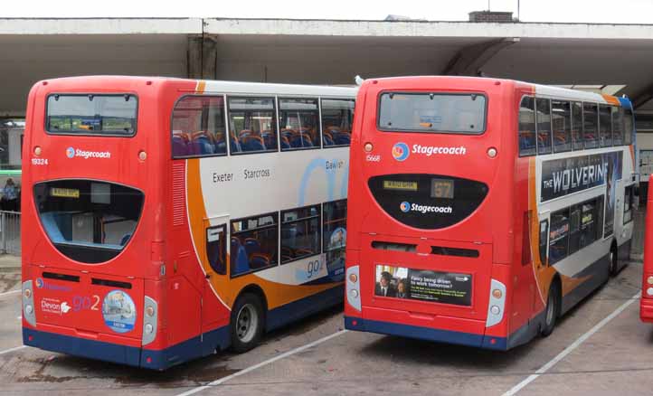 Stagecoach Devon Enviro400 19324 15668